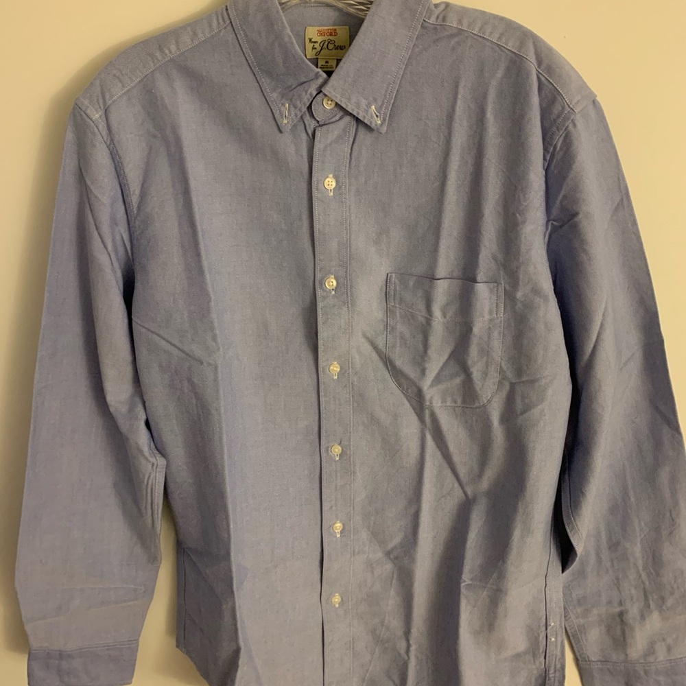 J. Crew Blue Checkered Cotton Shirt